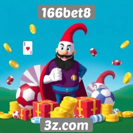 Variedade de jogos disponíveis na 166bet8